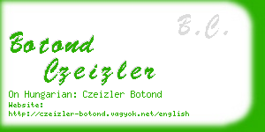 botond czeizler business card